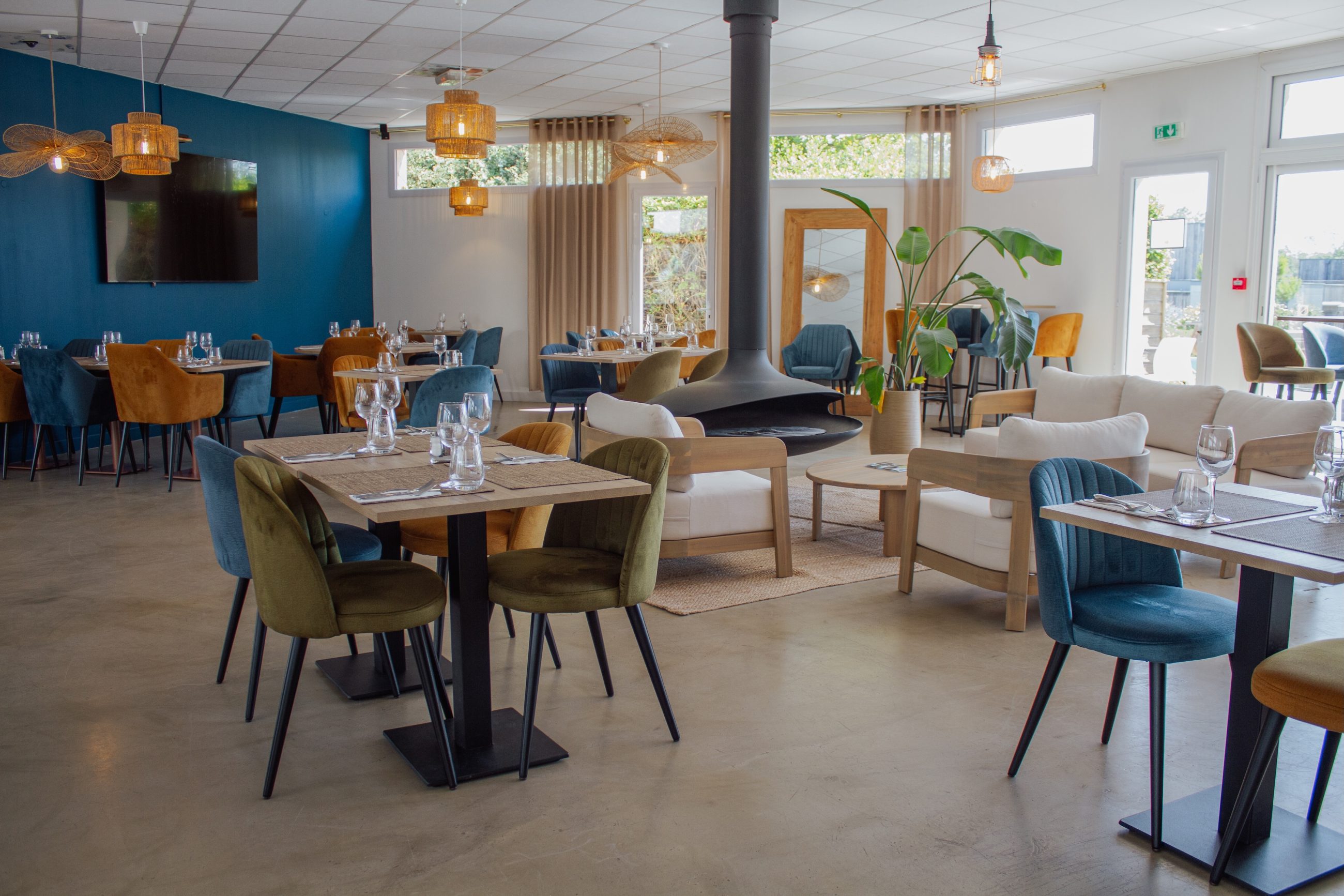 Salle de restaurant bistrot